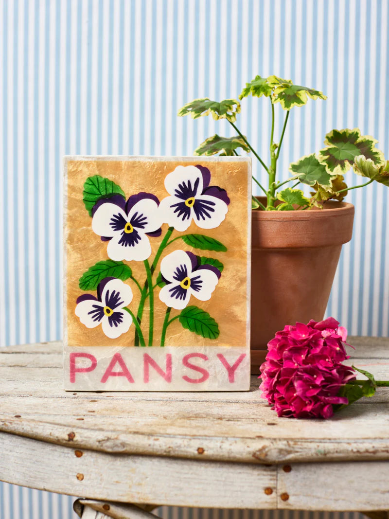 Market Pansy Wall Art