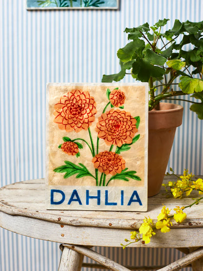 Market Dahlia Wall Art