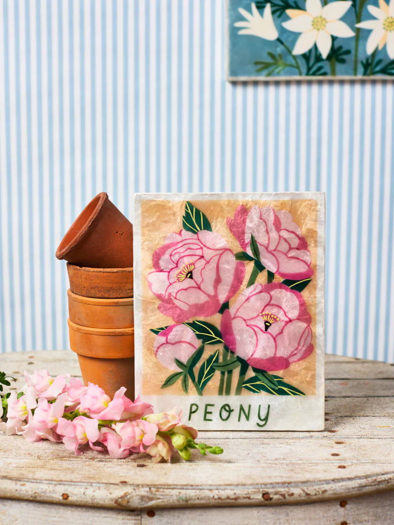 Market Peony Wall Art