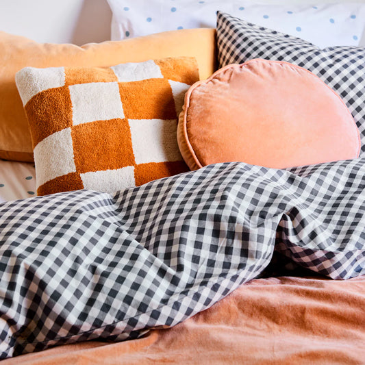 Penny Round Cushion Velvet