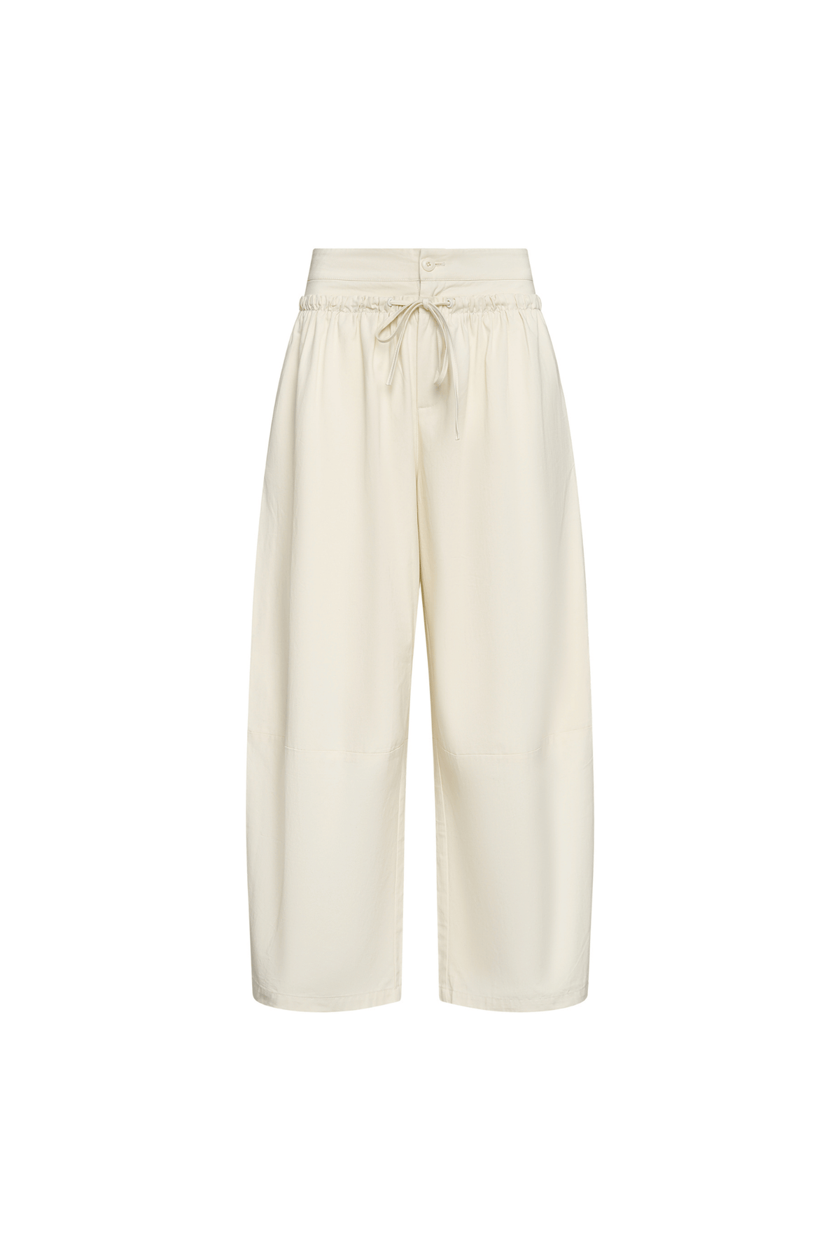 Boundary Double Layer Barrel Pant - Cream