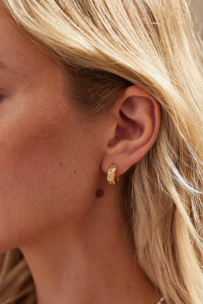 Cosmic Gold Hoops
