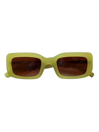 MAUDE X Mosey Me Bella Sunglasses ~ Chartreuse