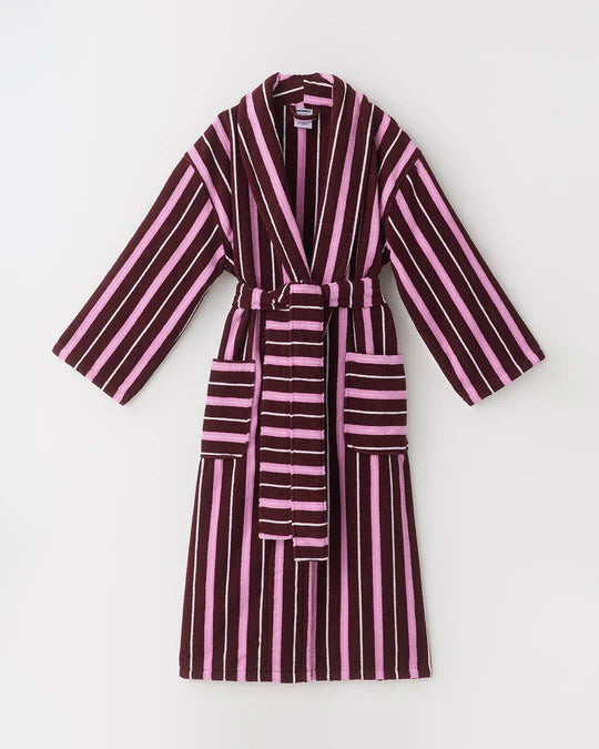 Ruby Stripe Terry Robe