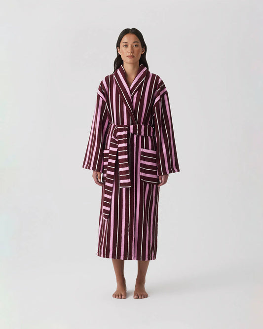 Ruby Stripe Terry Robe
