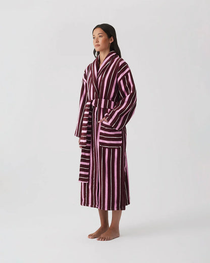 Ruby Stripe Terry Robe