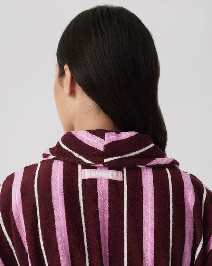 Ruby Stripe Terry Robe
