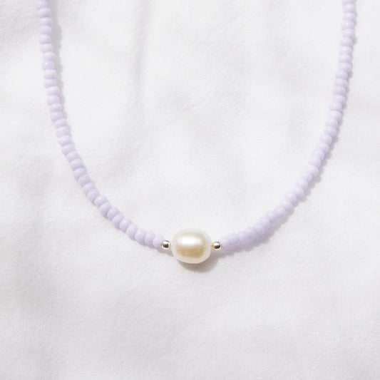 Lavendar Love Necklace 45cm