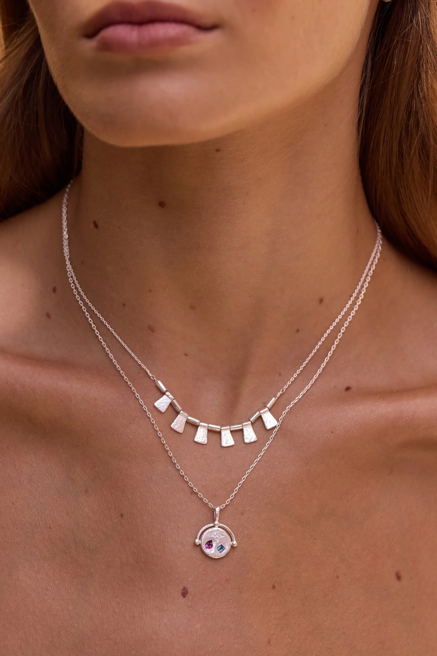 Paradigm Silver Necklace