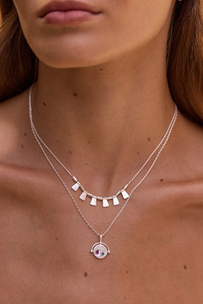 Paradigm Silver Necklace