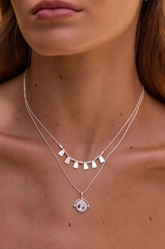 Paradigm Silver Necklace
