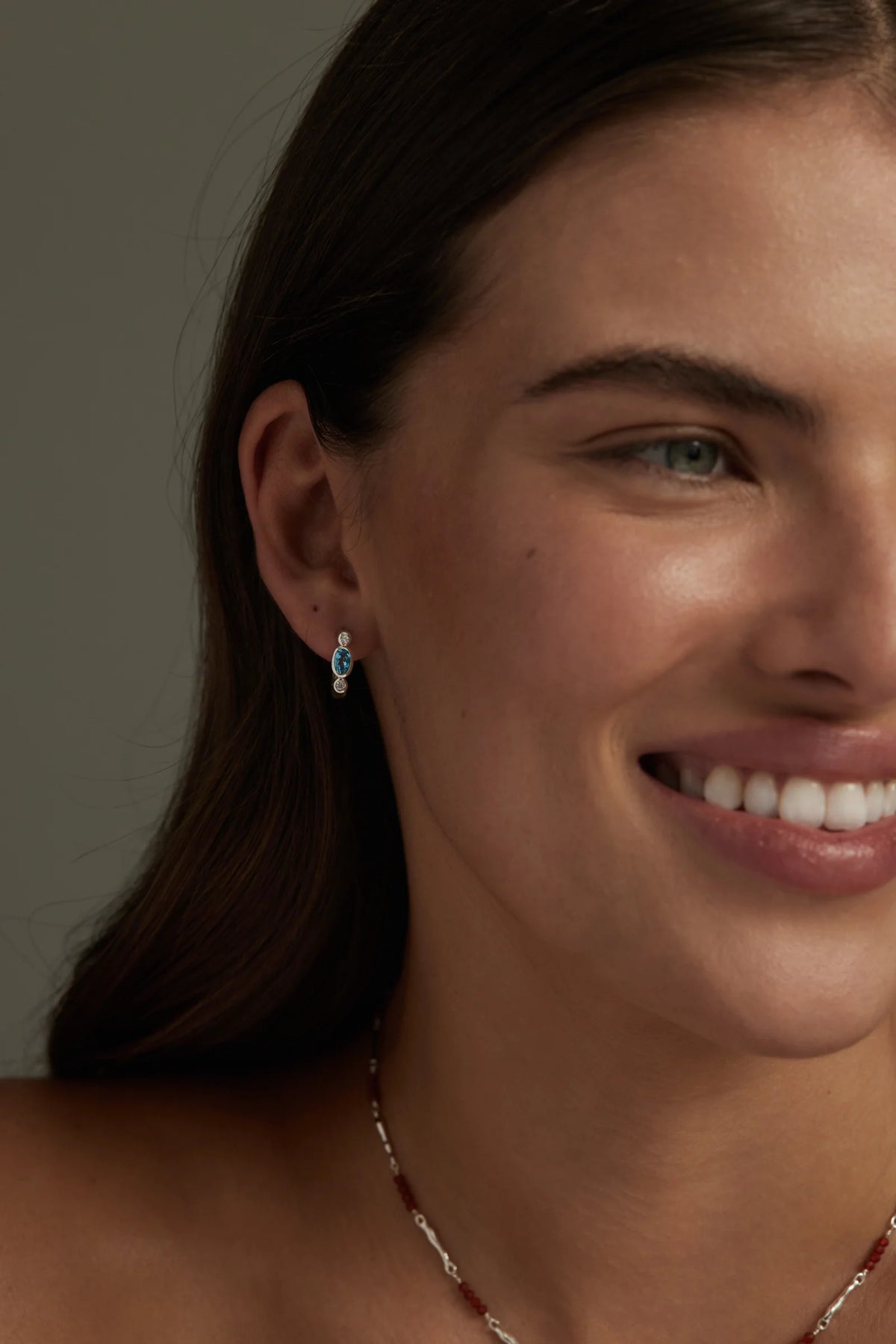 Tilda Topaz Silver Earrings