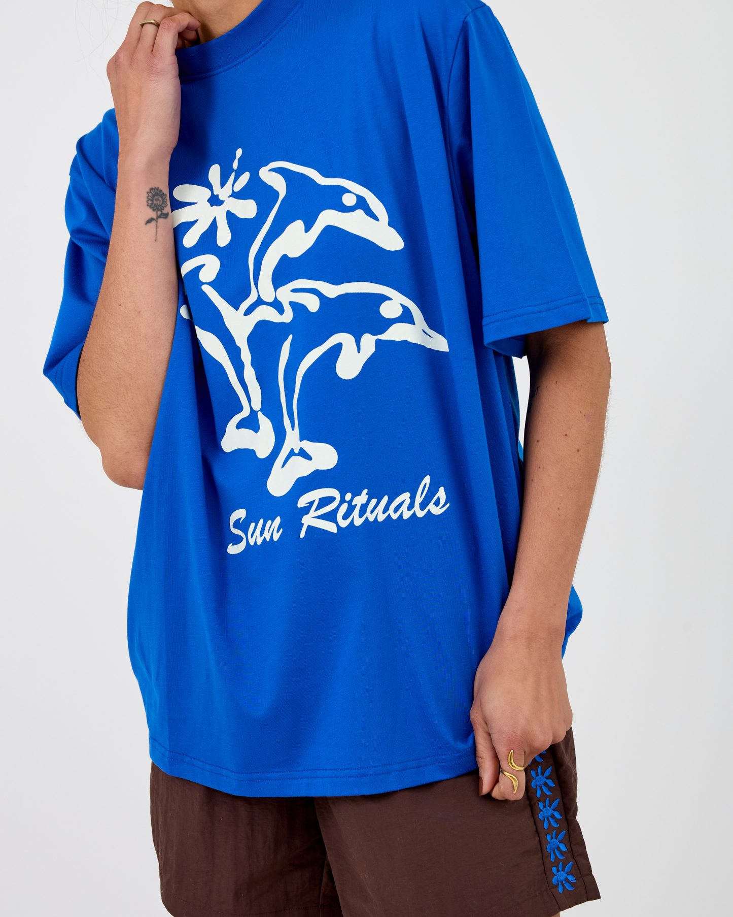Dolphin Dream Tee ~ Sea Blue
