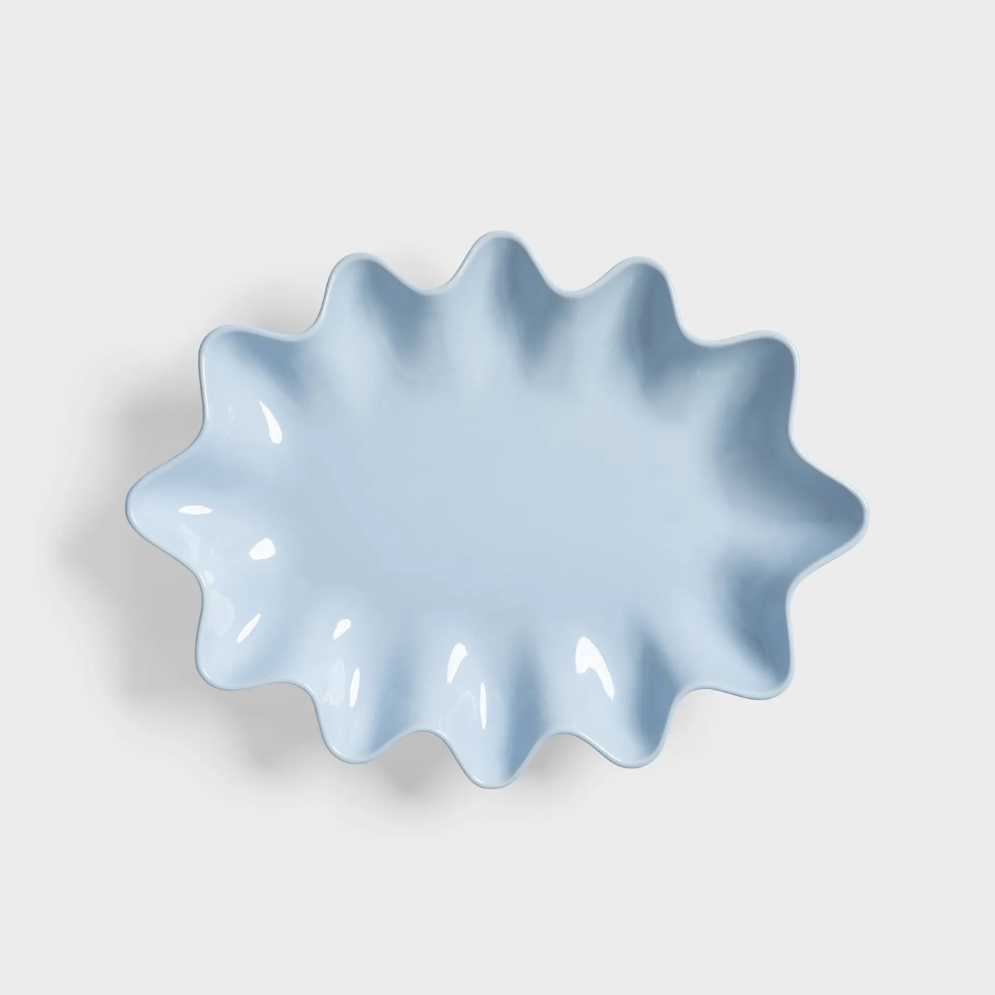 Bowl Sun Oval ~ Ice Blue
