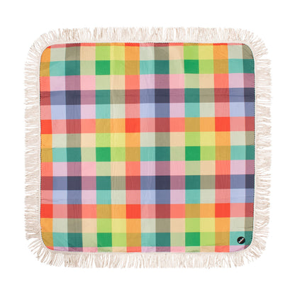 Holiday Fringed Medium Picnic Mat SagexClare Aida