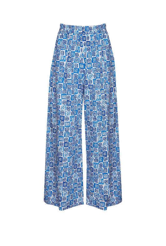 Calypso Pants Ocean Print