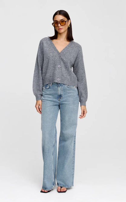Goldie Cardigan ~ Grey Marle
