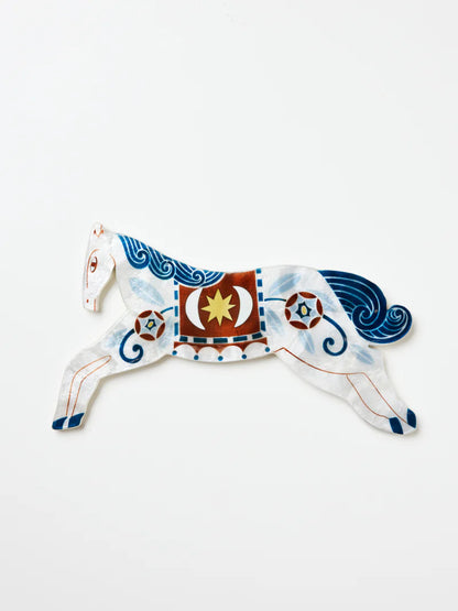 Paloma White Horse Wall Art