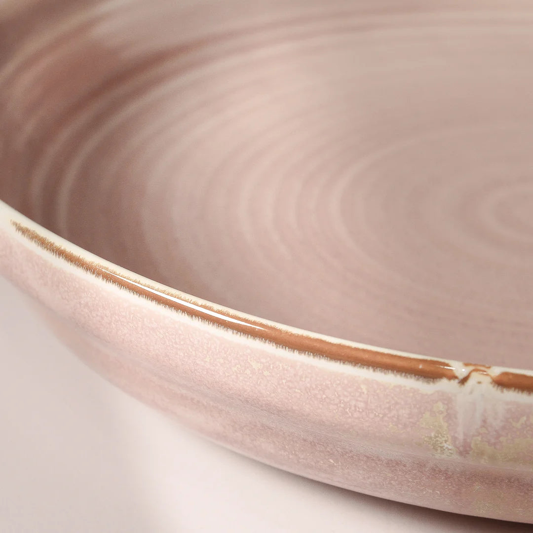 Suiki Large Serving Bowl - Dusty Pink