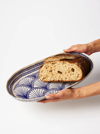 Caravan Large Platter Indigo