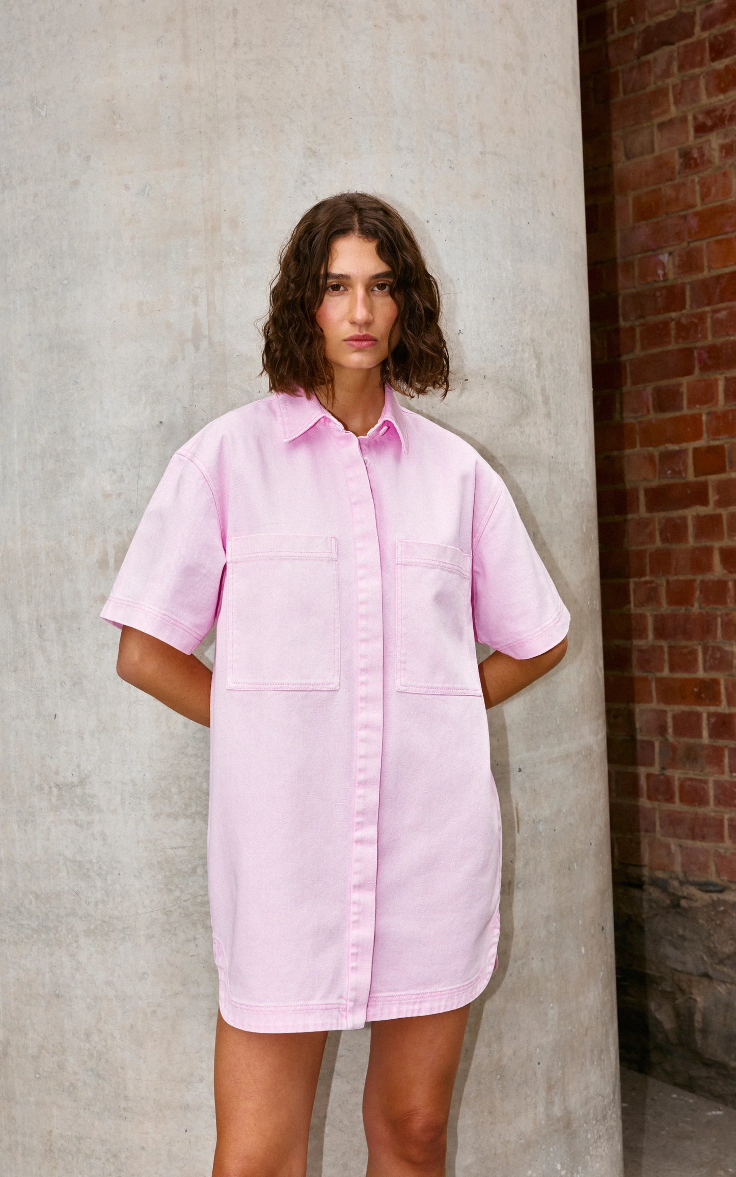 Freya Dress ~ Blush Denim