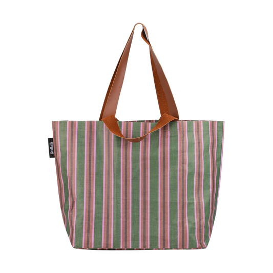 Shopper Tote Forest Stripe