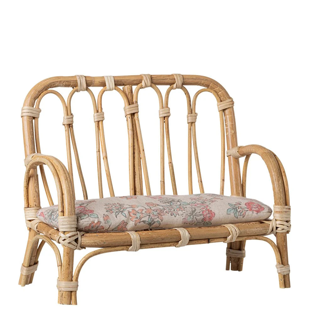 Rattan Couch Large Nature