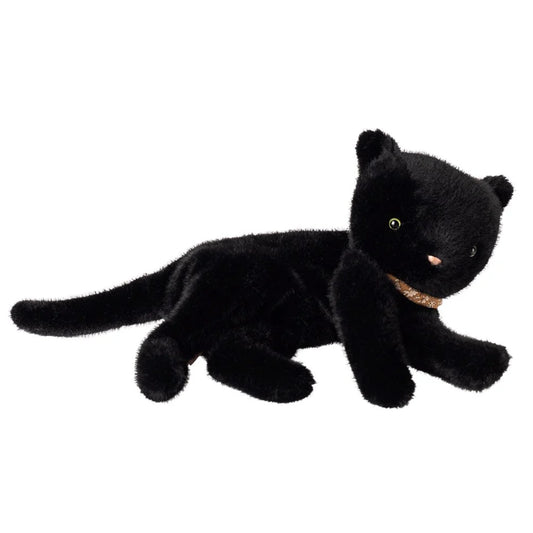 Sleeping Kitten Plush Medium Black