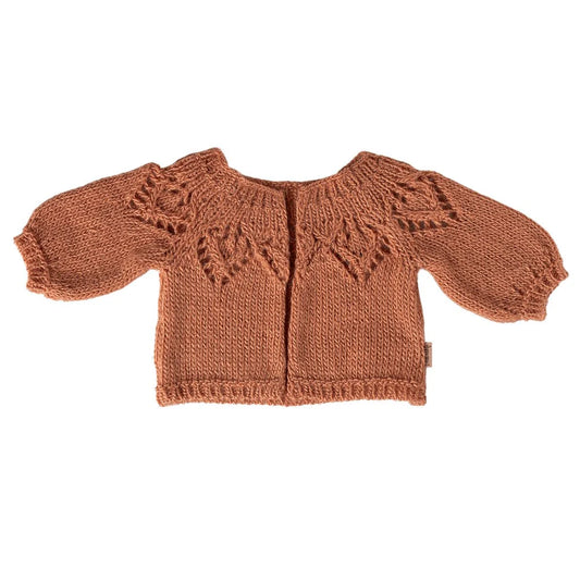 Knitted Cardigan Size 4 Vintage Rose
