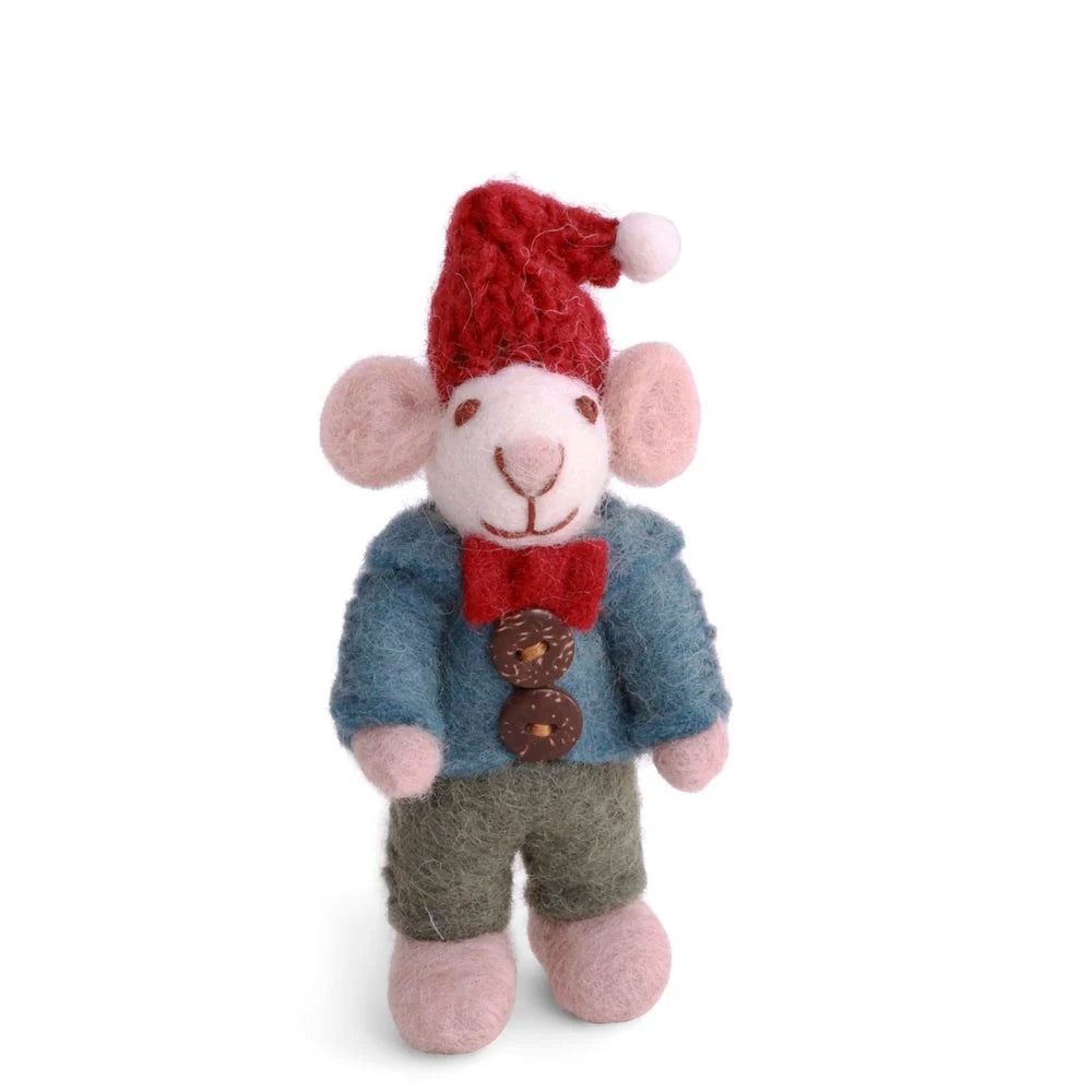 Mouse Boy Mini White with Jacket