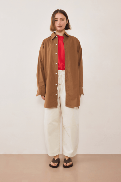 Peachy Shirt - Mulch