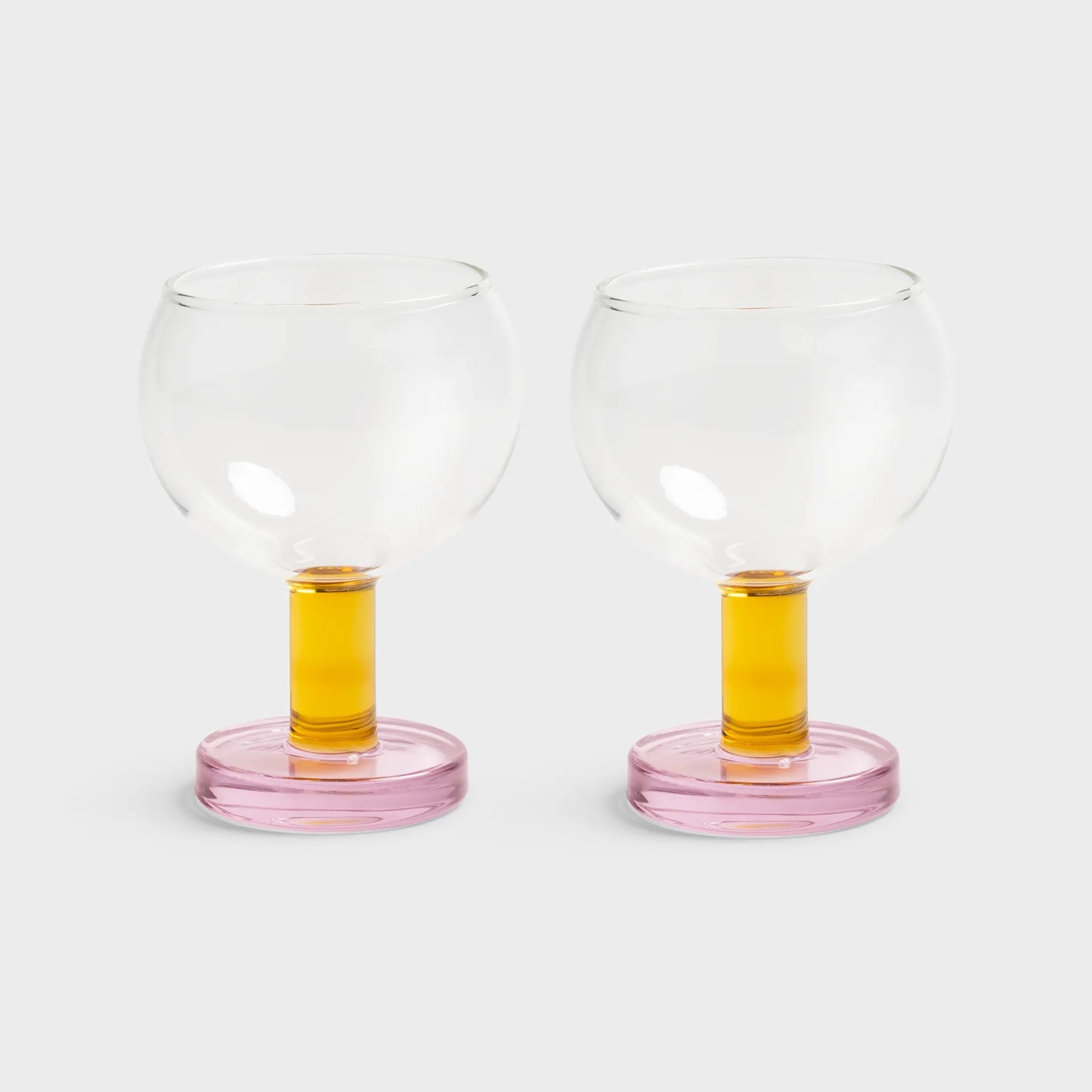 Glass Cantine ~ Pink set of 2