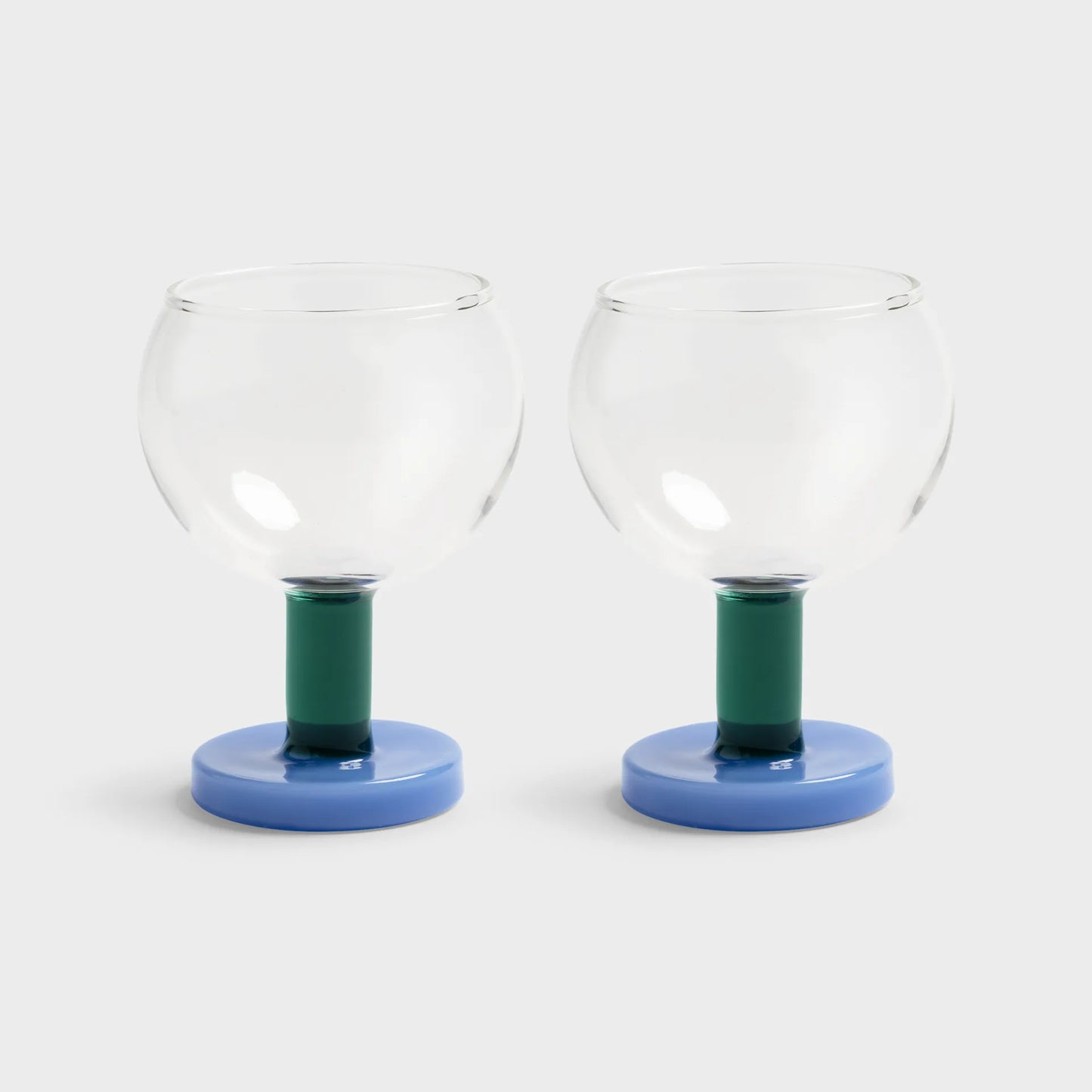 Glass Cantine ~ Blue Set of 2