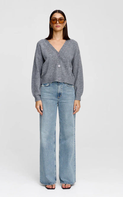 Goldie Cardigan ~ Grey Marle