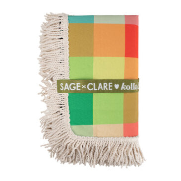 Holiday Fringed Medium Picnic Mat SagexClare Aida