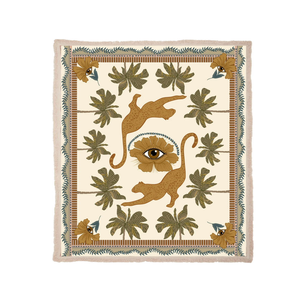 Eye of the Jungle Throw - Dune