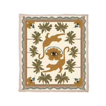 Eye of the Jungle Throw - Dune
