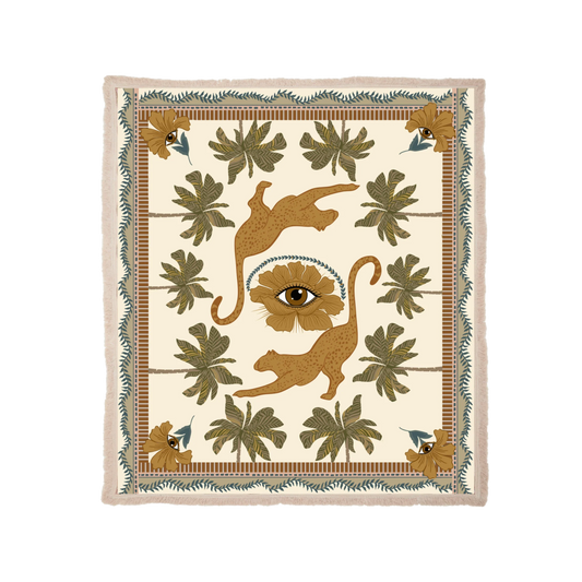 Eye of the Jungle Throw - Dune