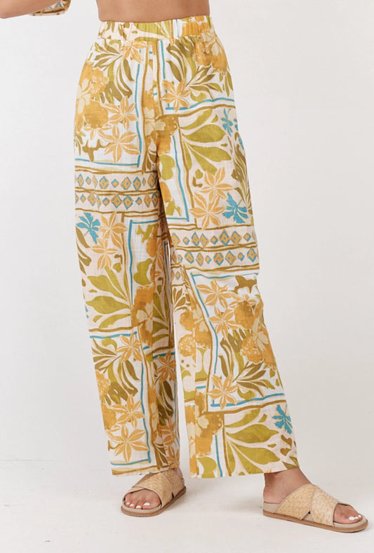 Natalie Pants Paradise Print