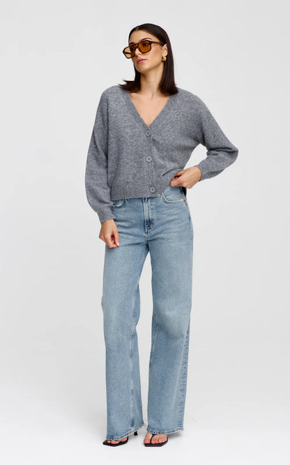 Goldie Cardigan ~ Grey Marle
