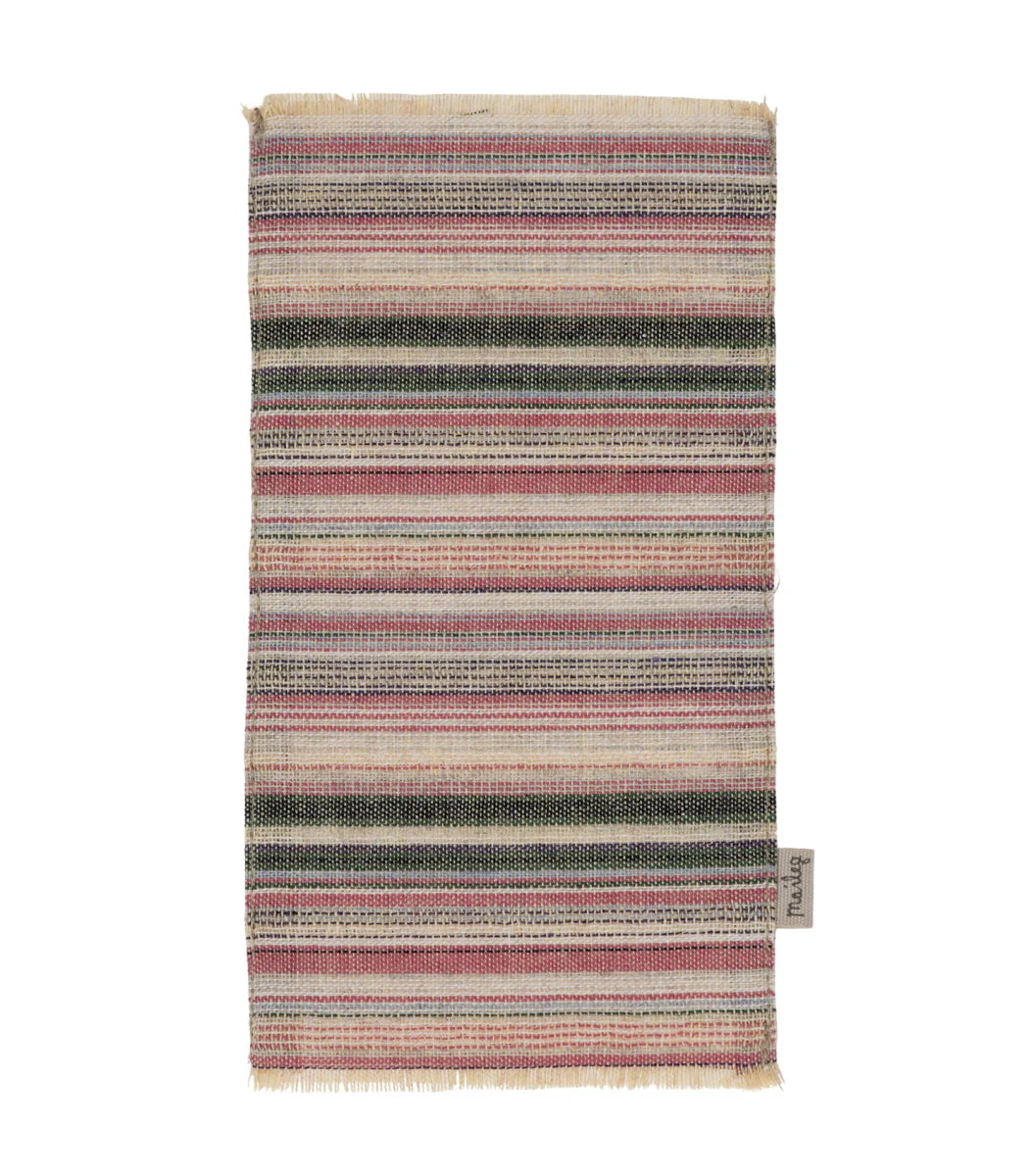 Maileg Miniature Striped Rug – Wander + Laze
