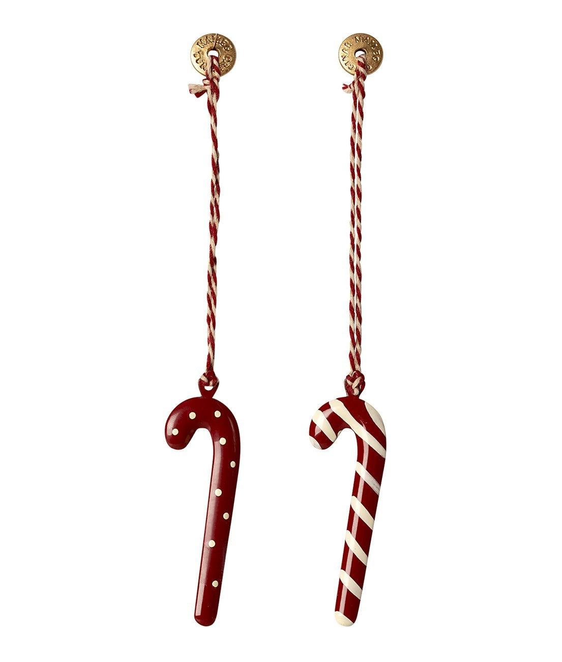 Metal Ornament Sugar Cane Assorted