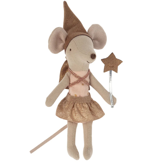 Tooth fairy mouse in matchbox - Rose