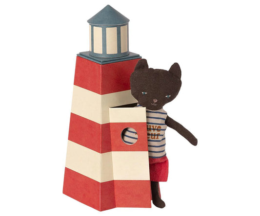 Lifeguard Tower with Cat