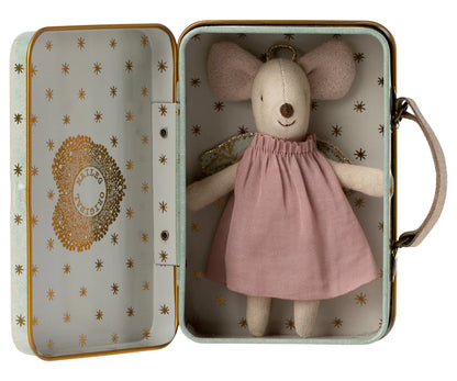 Mouse Angel in Suitcase