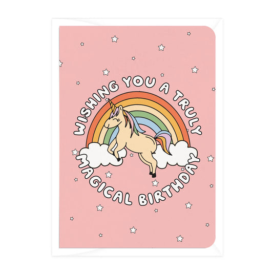 Truly Magical Birthday Unicorn Card