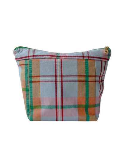 Confetti Plaid Cosmetic Bag