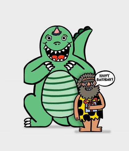 Dinosaur with mini Card