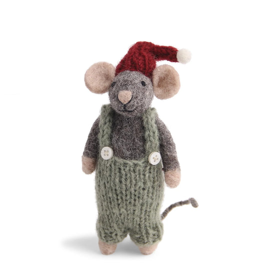 Felt Mouse with Green Pants