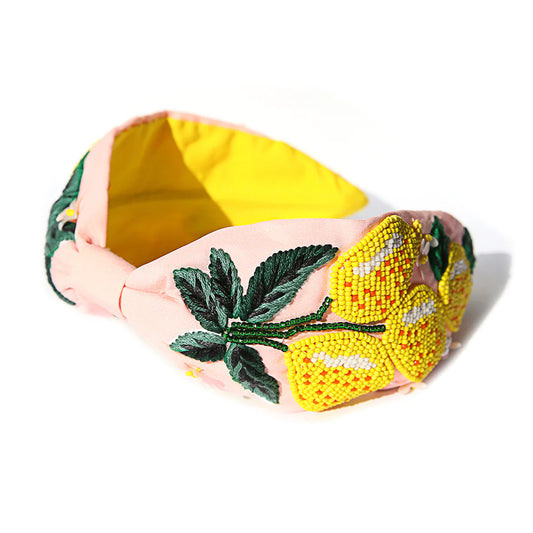 Citrus Beaded Headband